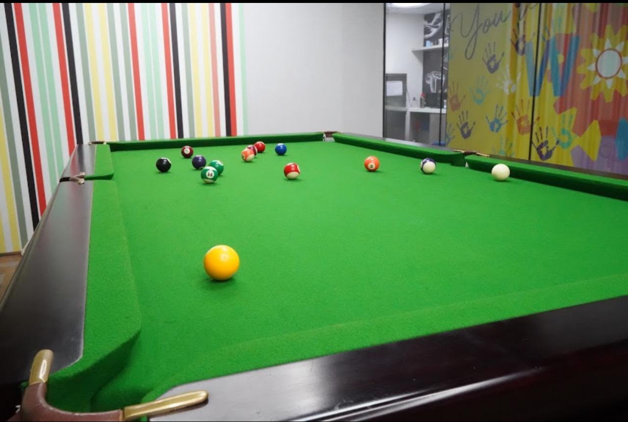 PharmaAI office recreation area